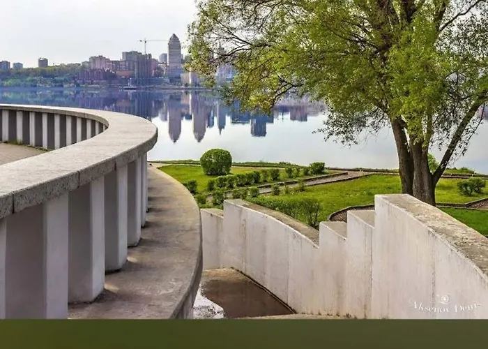 Dnipro Evening, View # Вечірній Дніпро У Центрі, Фантастичний Вид